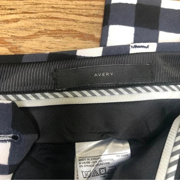 Banana  Republic Avery Fit Gingham Pattern Pant - Picture 10 of 14